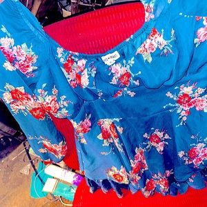 Super cute sheer like romper size M